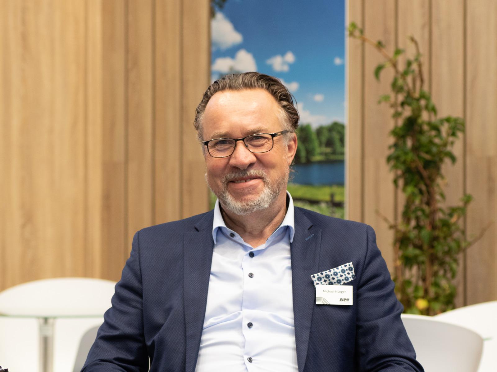 "Was dieses Projekt wirklich vorangebracht hat, ist gegenseitiges Vertrauen und ein gemeinsamer Fokus auf Innovation", sagt Michael Hunger, Managing Director bei AP&T Europe.